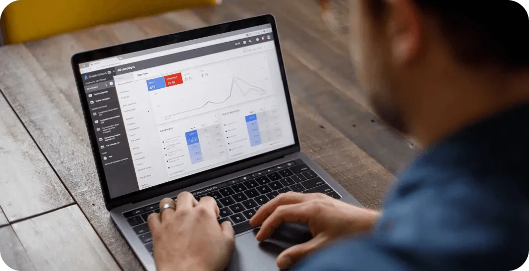 Keyword research tools and data analysis background